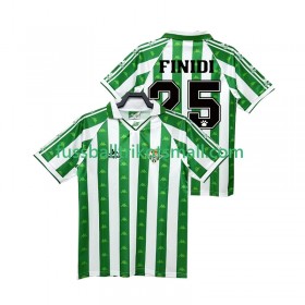 Fußballtrikots Real Betis FINIDI 25 Retro 1996 1997 Kurzarm Heimtrikotsatz kaufen